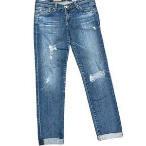 AG The Stilt Roll Up Cigarette Leg Size 28